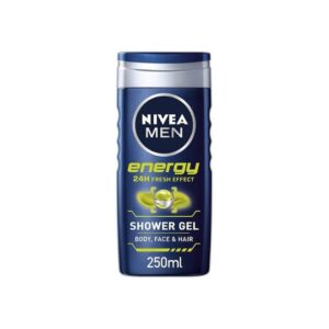 Nivea Men Energy Shower Gel Body, Face & Hair 250Ml