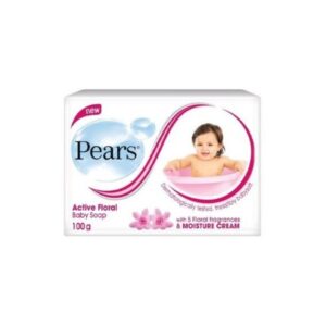 Pears Active Floral Baby Soap 100G