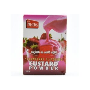 Motha Strawberry Flavoured Custard Powder 100G