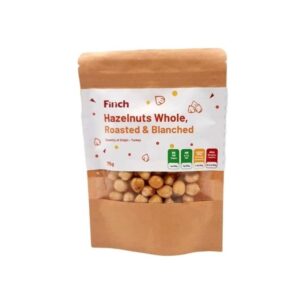 Finch Hazelnut Whole, Roasted & Blanched 75g
