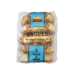 Pizza Oven Bagels Cheese & Onion 370G