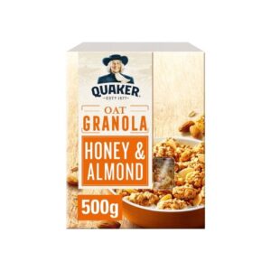 Quaker Oat Granola Honey & Almond Granola 500G