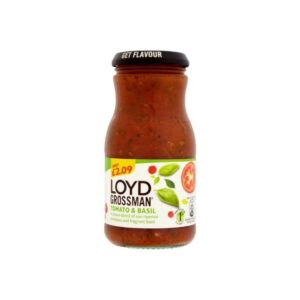Loyd Grossman Tomato & Basil Pasta Sauce 350G