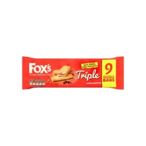 Foxs Triple Layered Biscuit Bar (9 Bars) 171G