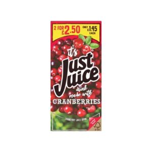 Just Juice Cranberry Juice Drink 1L