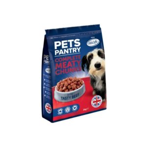 Pets Pantry Meat Chunks Beef 1Kg