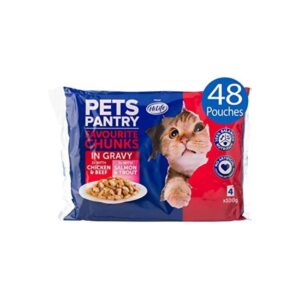Pets Pantry Chicken Beef Salmon & Trout 400G