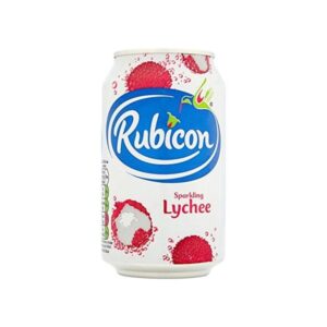 Rubicon Sparkling Lychee Juice Drinks Can 330Ml