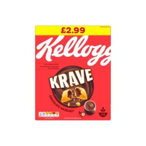 Kellogg’s Krave Hazelnut Cereal 375G