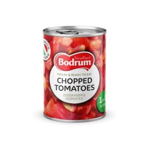 Bodrum Peeled Ready To Eat Chopped Tomatoes 400G