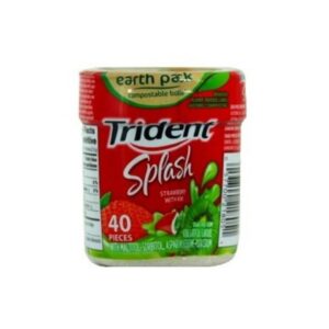 Trident Splash Strawberry With Kiwi Gum Bottle 40P