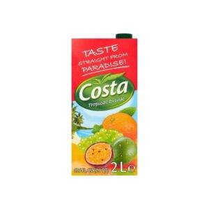 Costa Tropical Drink Grape Orange Passion Tetra Pack 2L