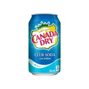 Canada Dry Club Soda Low Sodium 355Ml