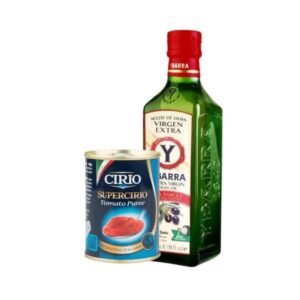 Ybarra Extra Virgen Olive Oil 1Ltr With Cirio Tomato Puree 400g Free Pack
