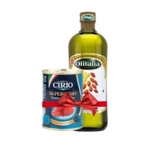 Olitalia Peanut Oil 1L With Cirio Tomato Puree 400g Pack