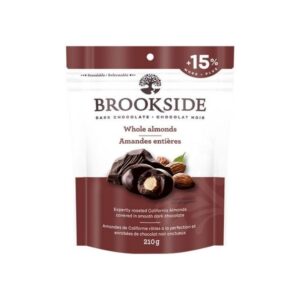 Brookside Dark Chocolate Whole Almonds 210G
