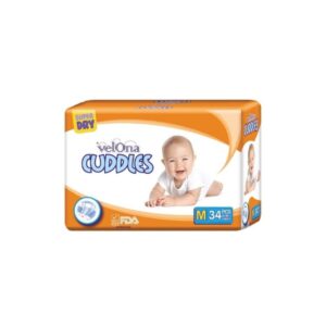 Velona Cuddles Baby Diapers (M) 34Pcs