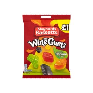 Maynards Bassetts Wine Gums Tangy Sweets Bag 165G