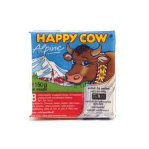 Happy Cow Alpine Cheese Slices 150G