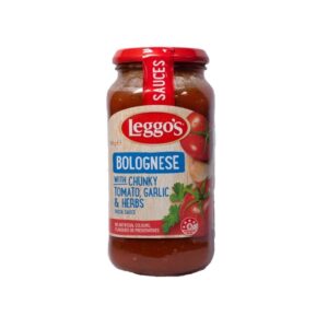 Leggos Bolognese With Chunky Tomato Garlic & Herbs Pasta Sauce 500G