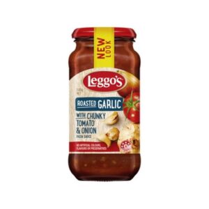 Leggo’s Roasted Garlic Chunky Tomato & Onion Pasta Sauce 500G
