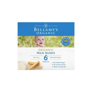 Bellamy’s Organic Milk Rusks 100G 6M+