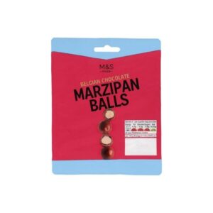 M&S Belgian Chocolate Marzipan Balls 95G