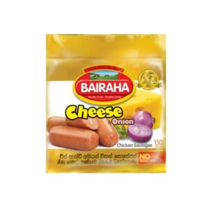 Bairaha Cheese & Onion Chicken Sausage 150G
