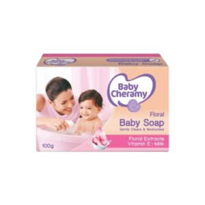 Baby Cheramy Floral Soap Vitamin E & Milk 100G