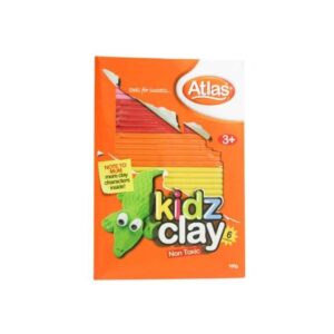 Atlas Kidz Clay 3+ 6 Colours 100G