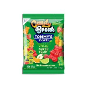 Candy Break Tommys Bears Vegan Mixed Fruits 128G
