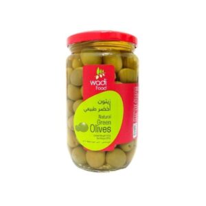 Wadi Foods Natural Green Olives 360G
