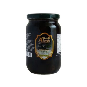 Afrah Whole Black Olives 360G