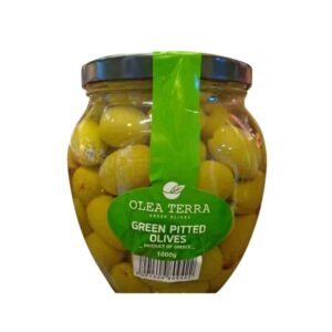 Olea Terra Green Pitted Olives 1000G