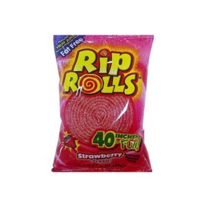 Fascini Sour Power Rip Roll Strawberry Flavour 40G