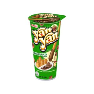 Yan Yan Hazelnut Cocoa Flavour Sticks 44G