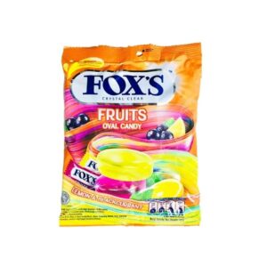 Fox’s Fruits Oval Candy Lemon & Blackcurrant 125G