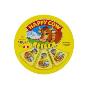 Happy Cow Cheese Wedges Cream 140G