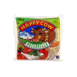 Happy Cow Cheese Slices Mozzarella 200G
