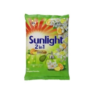 Sunlight 2In1 Lemon Fresh Detergent Owder 1Kg