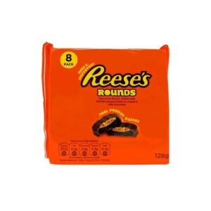 Reeses Rounds Choc Biscuit W Peanut Butter&Milk Choc 128G