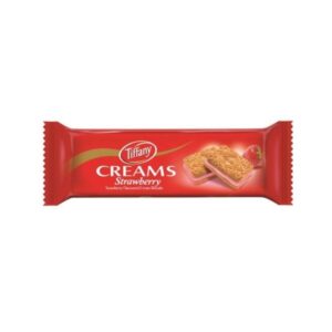 Tiffany Creams Strawberry Flavoured Biscuits 80G