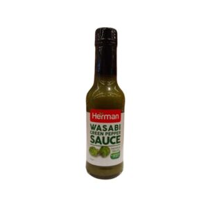 Herman Wasbi Green Pepper Sauce 170G