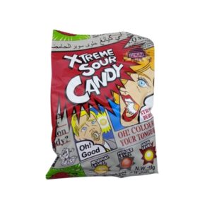 Xtreme Sour Candy Strawberry Flavour 18G