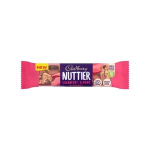 Cadbury Nuttier Cranberry, Almond & Peanut Bar 40G