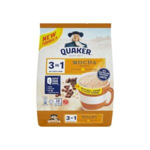 Quaker Mocha 3In1 Oat Cereal Drink 336G