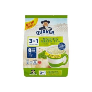 Quaker Matcha Green Tea 3In1 Oat Cereal Drink 336G