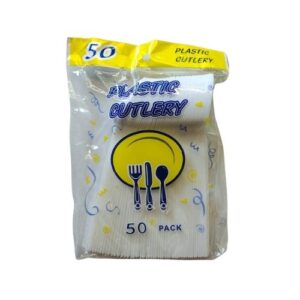 Plastic Cutlery 50 Pack