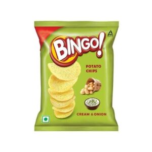Bingo Potato Chips Cream & Onion 25G