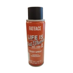 Fatface Body Spray Amber & Sandalwood 125Ml